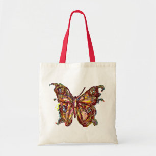 TOTE BAG PAPILLON EN PAILLETTES D'OR