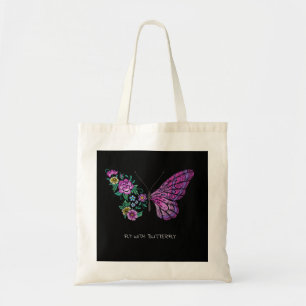 Tote Bag papillon et fleurs florales ailes papillons yout