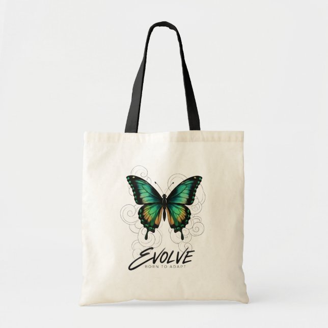 Tote Bag Papillon Éthéré "EVOLVE (Devant)