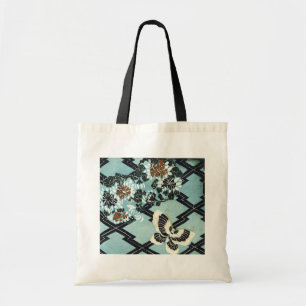 Tote Bag Papillon & Fleurs