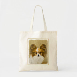 Tote Bag Papillon (Hound Tri) Peinture - Art original du ch