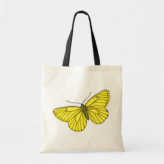 Tote Bag Papillon jaune (Devant)