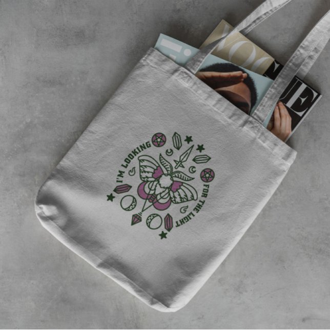 Tote Bag Papillon Magique Et Crystals (Créateur téléchargé)