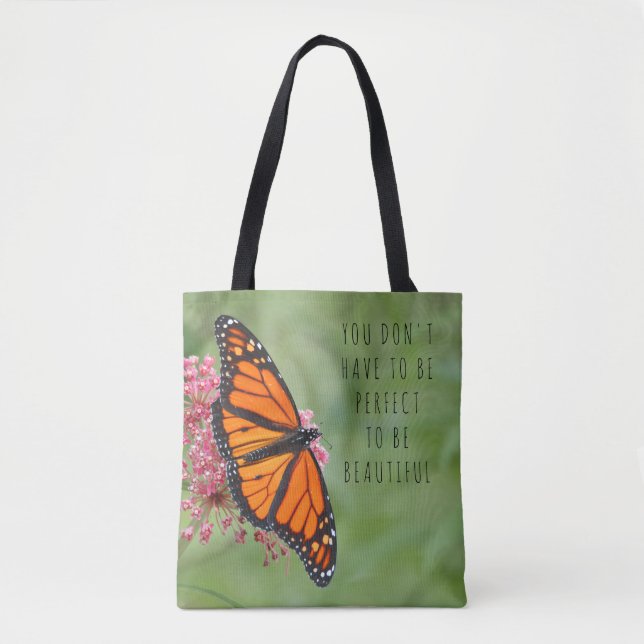 Tote Bag Papillon monarque (Devant)