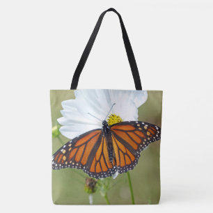Tote Bag Papillon Monarque sur Cosmos