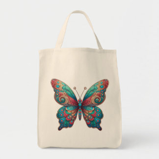 Tote Bag Papillon multicolore