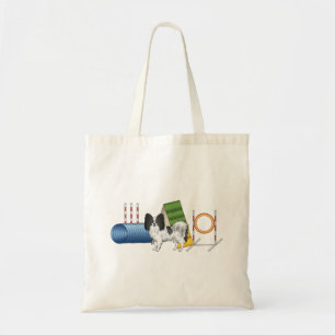 Tote Bag Papillon Noir Et Blanc Avec Équipement D'Agilité