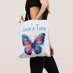 Tote Bag Papillon personnalisé fourre-tout