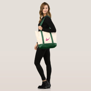 Tote Bag Papillon rose scintillant