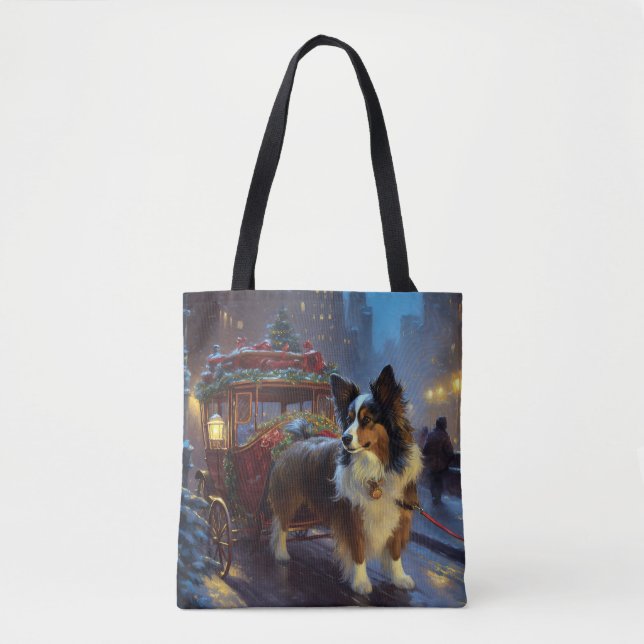 Tote Bag Papillon Saison des Fêtes de Noël (Devant)