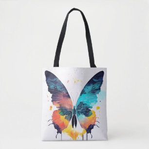 Tote Bag Papillon Sauvage Nature Animal Couleur Art Peintur
