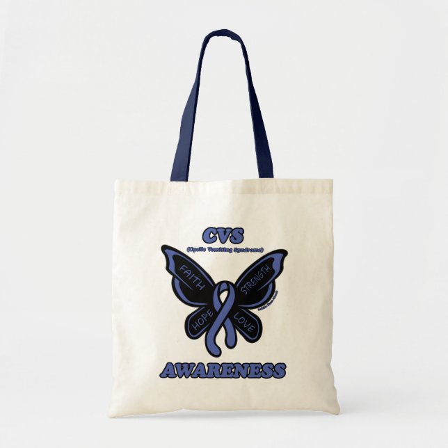 Tote Bag Papillon/sensibilisation...CVS (Devant)