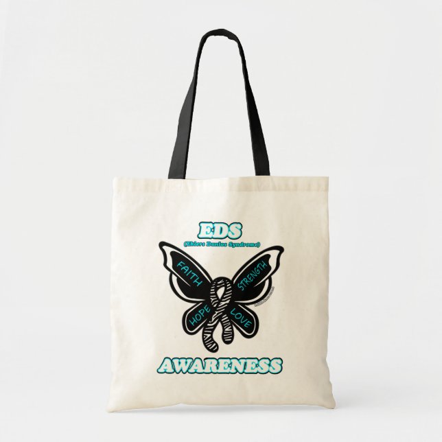 Tote Bag Papillon/sensibilisation...EDS (Devant)
