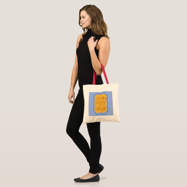 Tote Bag Papillon social  (Devant (modèle))