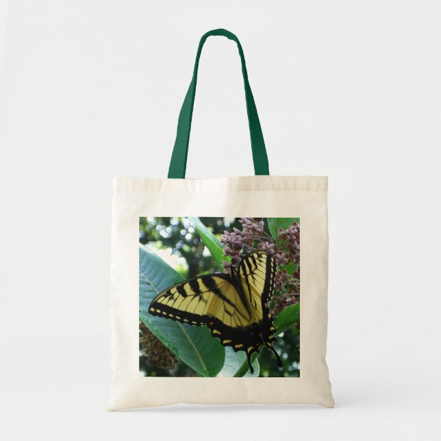 Tote Bag Papillon Swallowtail I sur Milkweed à Shenandoah (Devant)