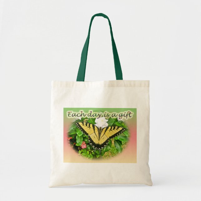 Tote Bag Papillon Tiger Swallowtail Chaque jour est un cade (Devant)