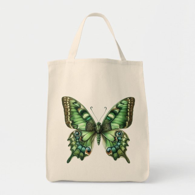 Tote Bag Papillon vert (Devant)