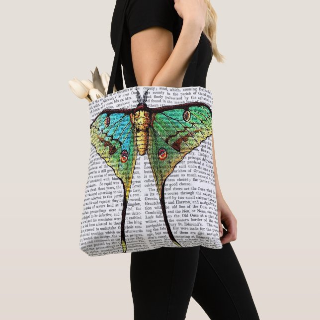 Tote Bag Papillon vibrant (De près)