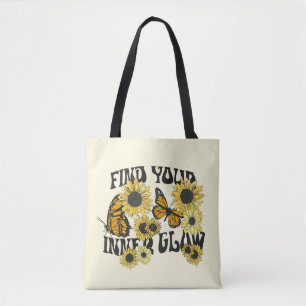 Tote Bag Papillon vintage   Trouvez votre lumière intérieur