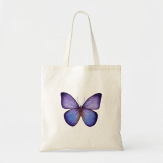 Tote Bag Papillon Violet Aquarelle Élégant