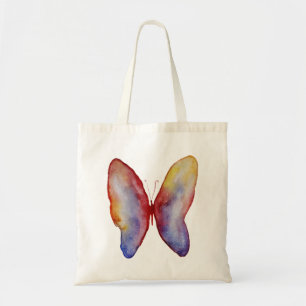 Tote Bag Papillon Watercolor Art Budget Fourre-tout