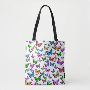 Tote Bag papillons colorés