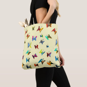 Tote Bag Papillons couleur aquarelle
