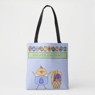 Tote Bag Pâques Chic - Chasse aux œufs de Pâques personnali