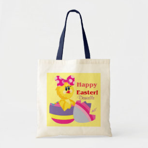 Tote Bag Pâques Chick Jaune Budget Fourre-tout