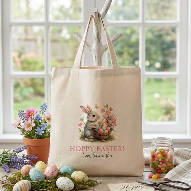 Tote Bag Pâques Fleur sauvage de Pâques CertainesBunny (Créateur téléchargé)