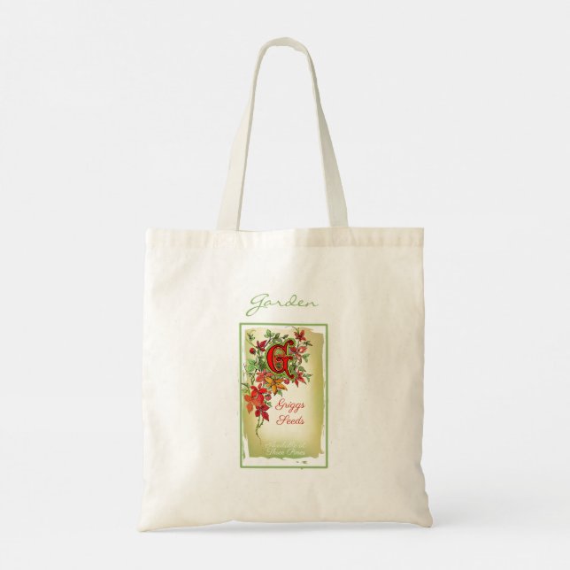 Tote Bag Paquet de graines d'aquarelle (Dos)