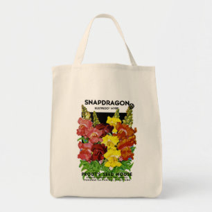 Tote Bag Paquet vintage de graine de muflier