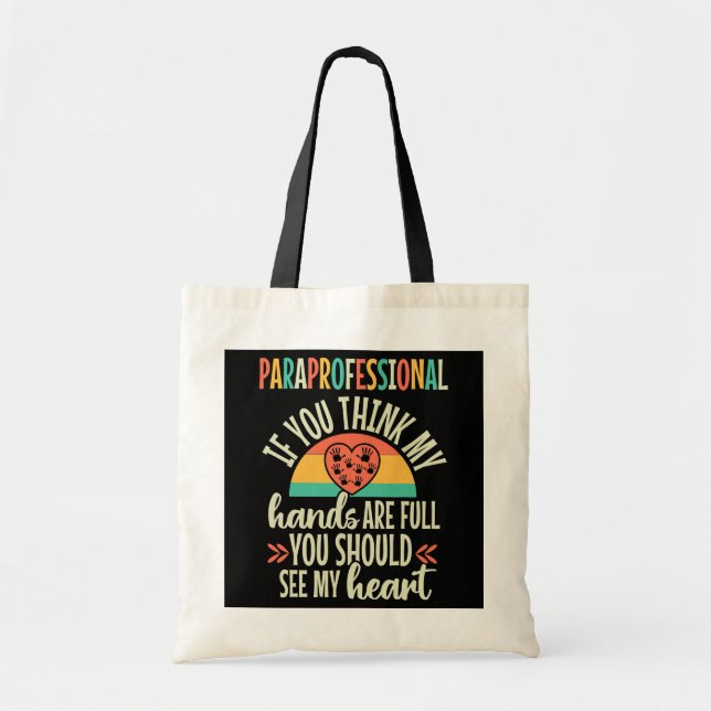 Tote Bag Para Appréciation Paraprofessionnelle Spéciale (Devant)
