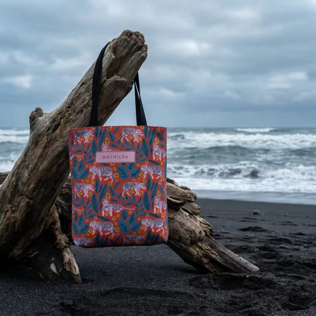 Tote Bag Parade Tiger Bloom (Créateur téléchargé)