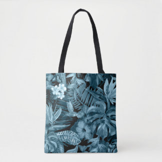 Tote Bag Paradis de l'aquarelle tropicale : Fleur de la jun