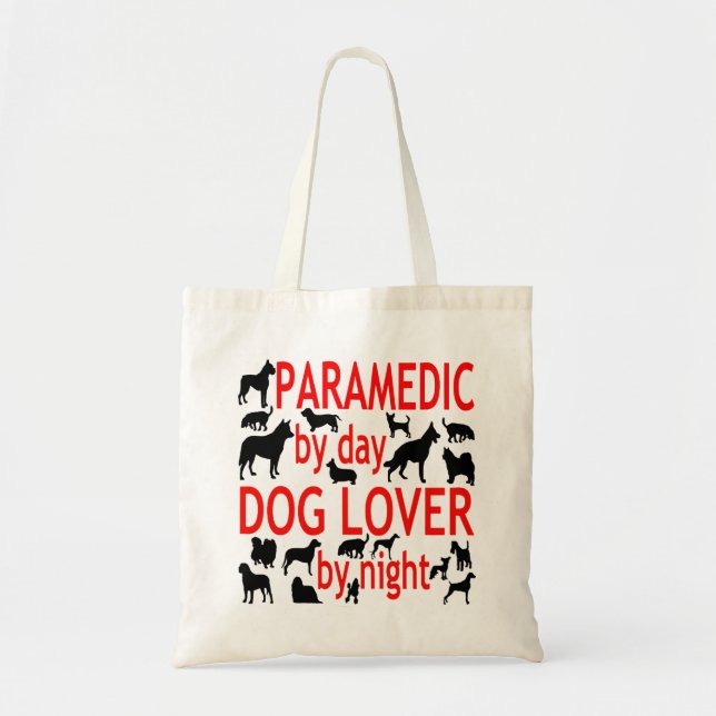 Tote Bag Paramètre Amoureux des chiens (Devant)