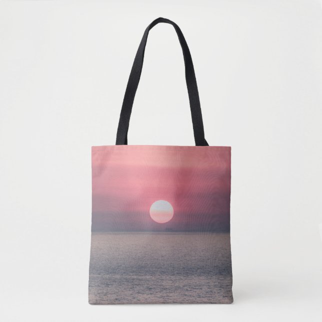 TOTE BAG PARAMÈTRE SOLEIL SUR OCEAN HORIZON (Devant)