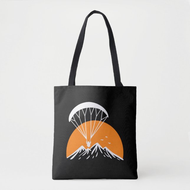Tote Bag Paramotoring Rétro Vintage (Devant)