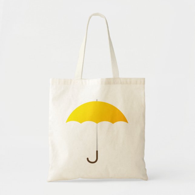 Tote Bag Parapluie jaune (Devant)