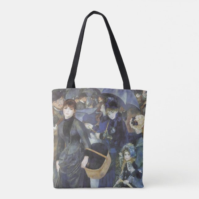 Tote Bag Parapluies par Pierre Renoir, Impressionnisme Vint (Dos)