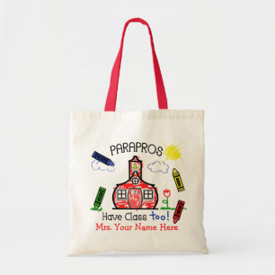 Tote Bag Parapros ont la classe aussi ! École et crayons