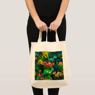 Tote Bag Parc des dinosaures