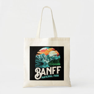 Tote Bag Parc national Banff Lac Louise Gare Vintage du Can