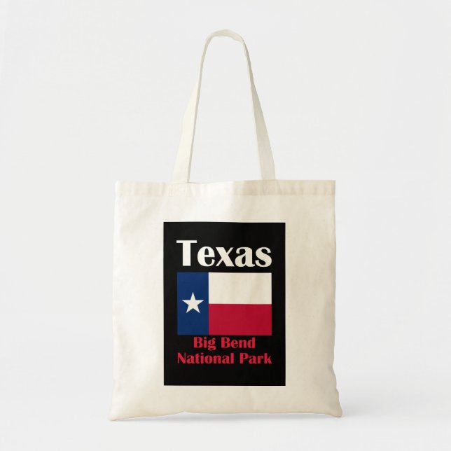 Tote Bag Parc national Big Bend TX (Devant)