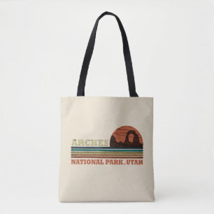 Tote Bag Parc national de Arches vintage Moab Utah