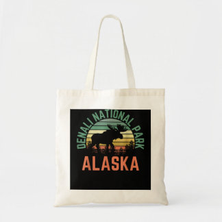 Tote Bag Parc national de Denali Alaska Moose Randonnée Nat