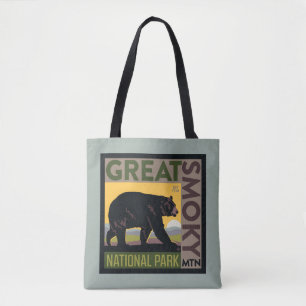Tote Bag Parc national de Great Smoky Mountain Ours