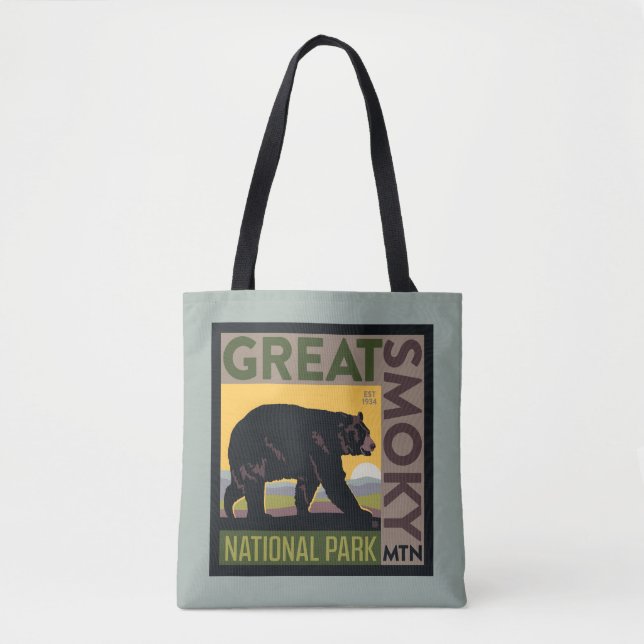 Tote Bag Parc national de Great Smoky Mountain| Ours (Devant)