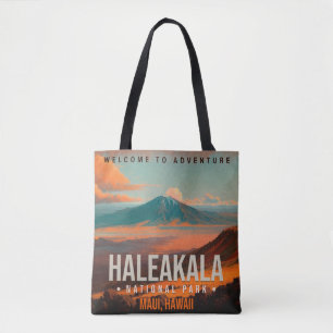 Tote Bag Parc national de Haleakala Maui Hawaii Vintage