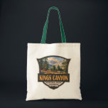 Tote Bag Parc national de Kings Canyon Illustration Art rét<br><div class="desc">Kings Canyon dessin vectoriel. Le parc est connu pour ses énormes séquoias,  notamment le géant General Grant Tree à Grant Grove.</div>